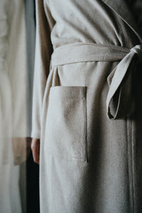 Gisèle la robe de chambre | Cachemire beige